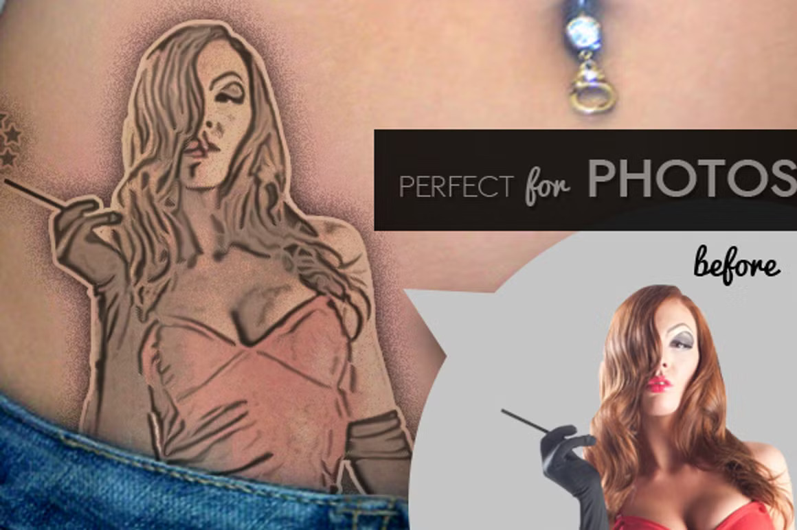 Tattoo Creator Photoshop Mockup