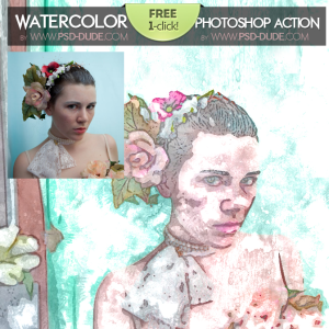 Watercolor Painting Photoshop Action